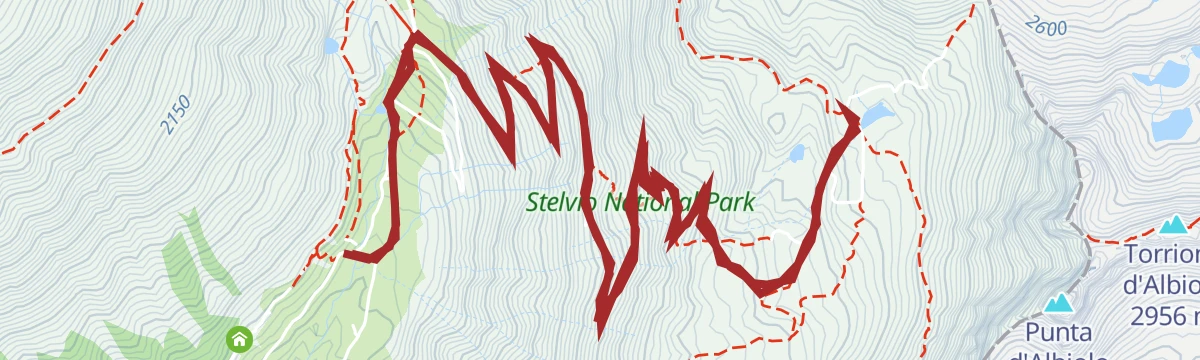 Route map: La Val di Viso